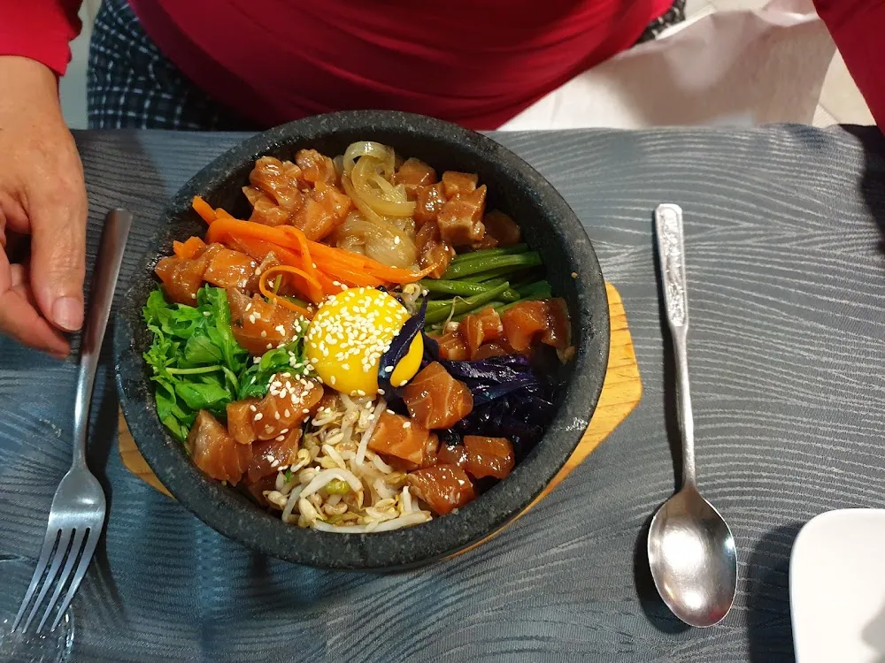 Bimbimbap de Saumon